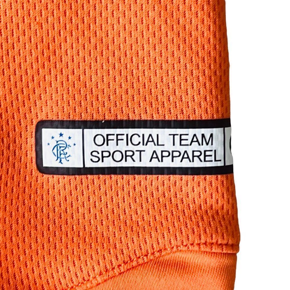 Hummel Glasgow Rangers‎ 2018-19 Futbol Soccer Jersey Orange / White Men's 4XL - Picture 7 of 9